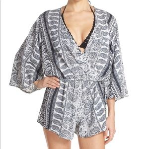 Elan Print Cover-Up Romper